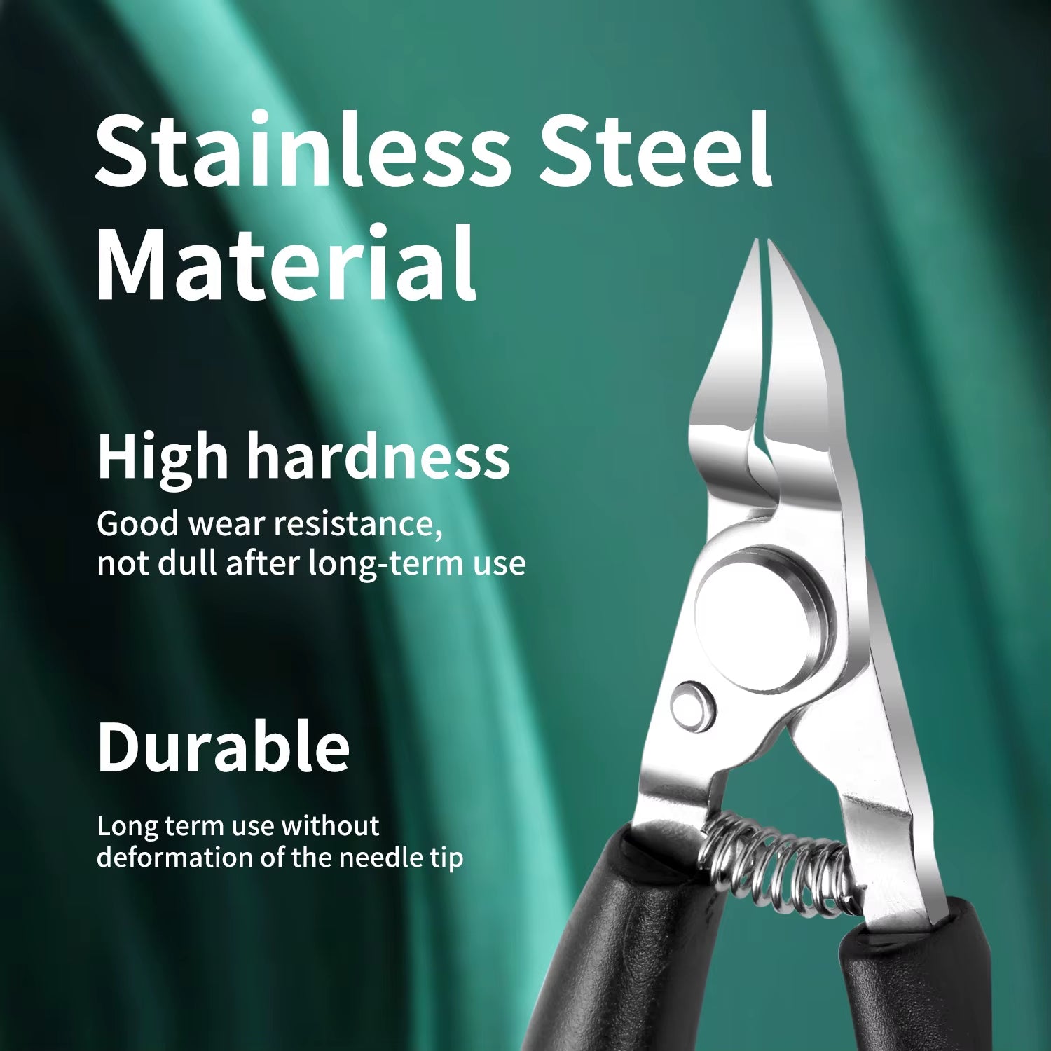 Stainless Steel Curved Hawkbill Nail Clipper Pedicure Tool Thick Ingrown Nail Treatment Durable Curved Blade Design Nail Trimmer